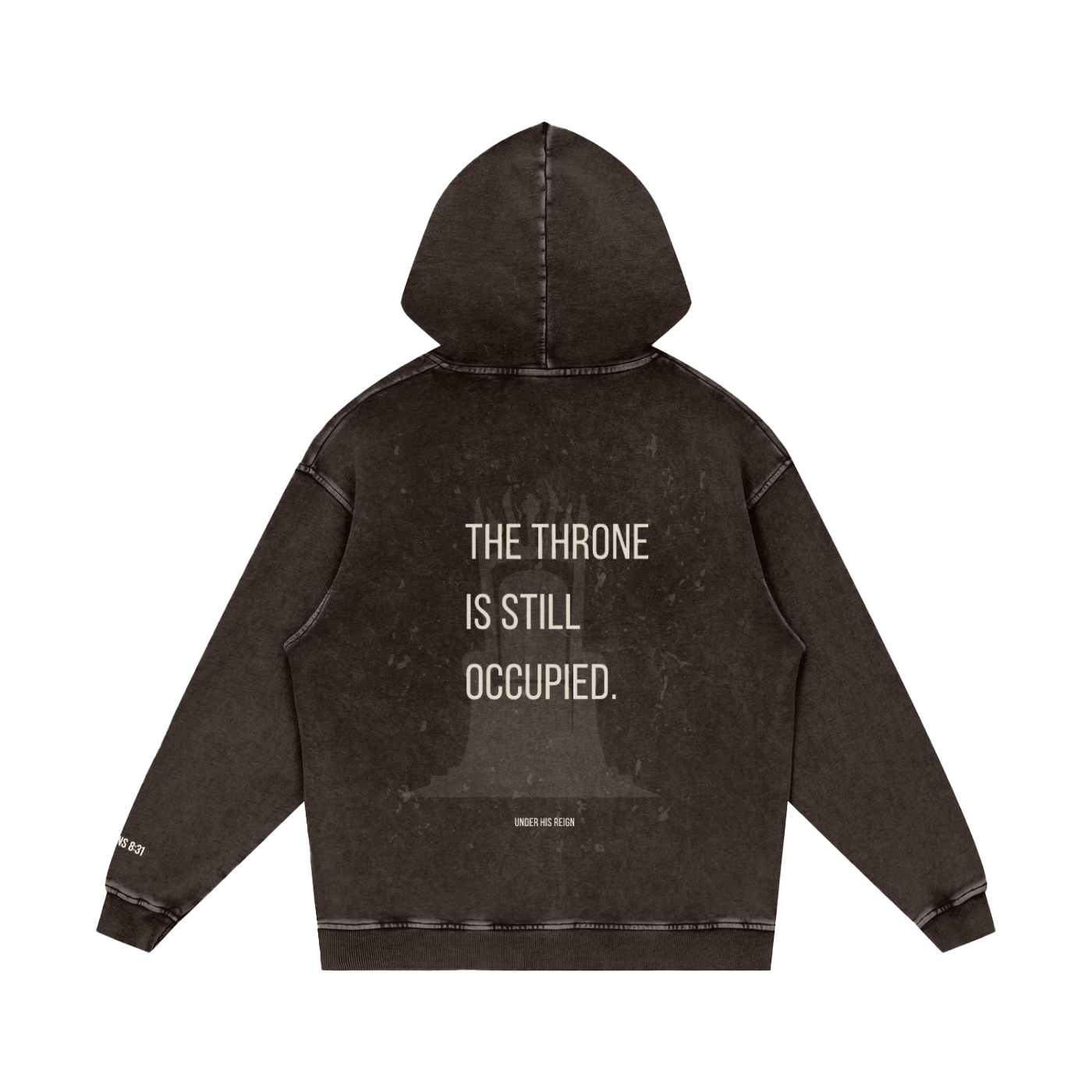 throne is still occupied  Loose Cotton Hoodie