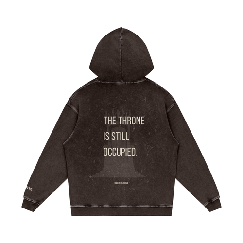 throne is still occupied  Loose Cotton Hoodie