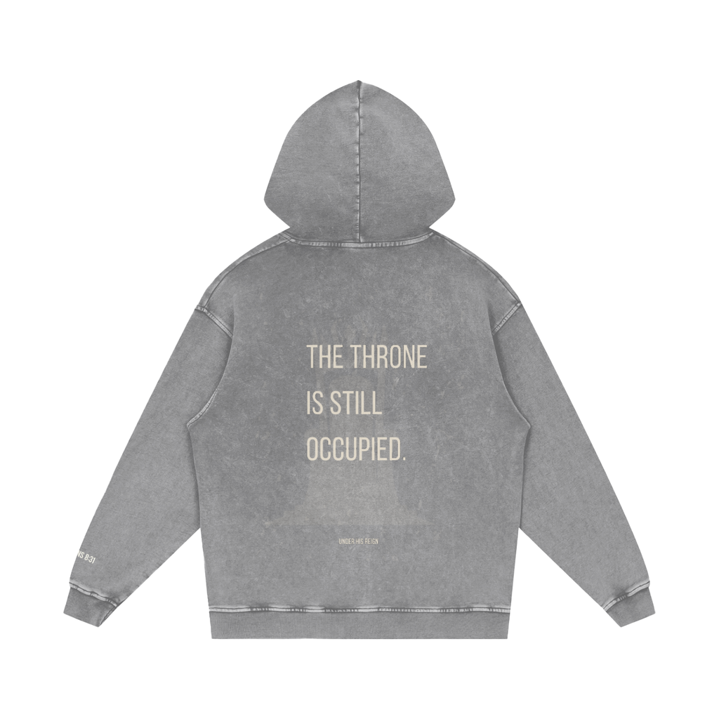 throne is still occupied  Loose Cotton Hoodie