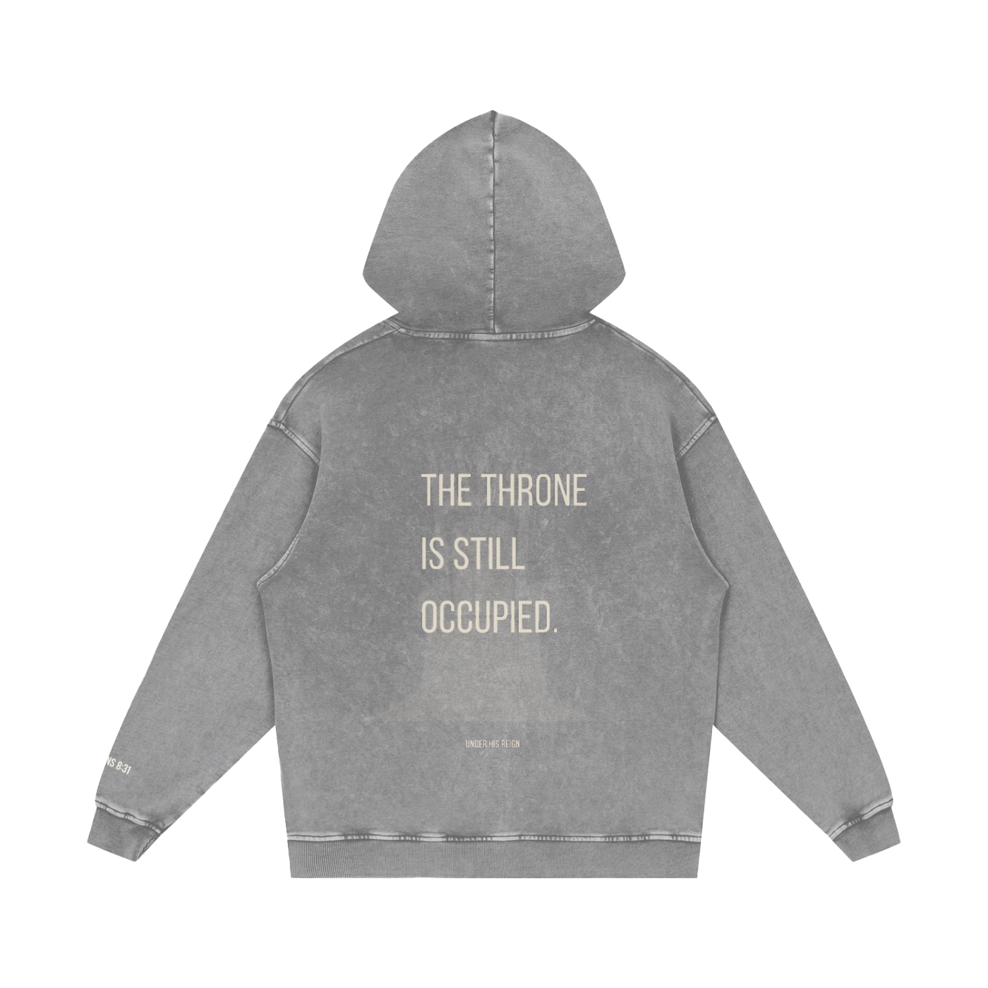 throne is still occupied  Loose Cotton Hoodie