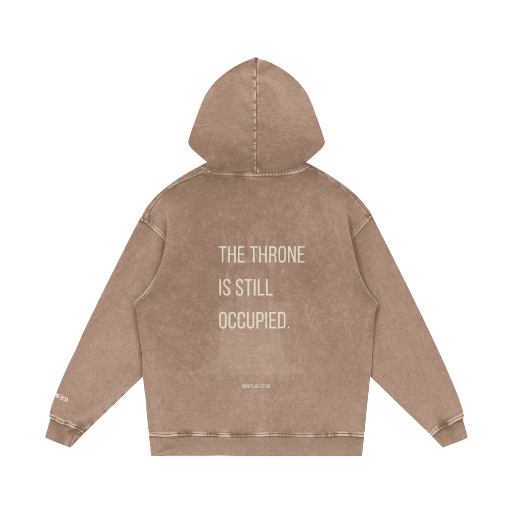 throne is still occupied  Loose Cotton Hoodie