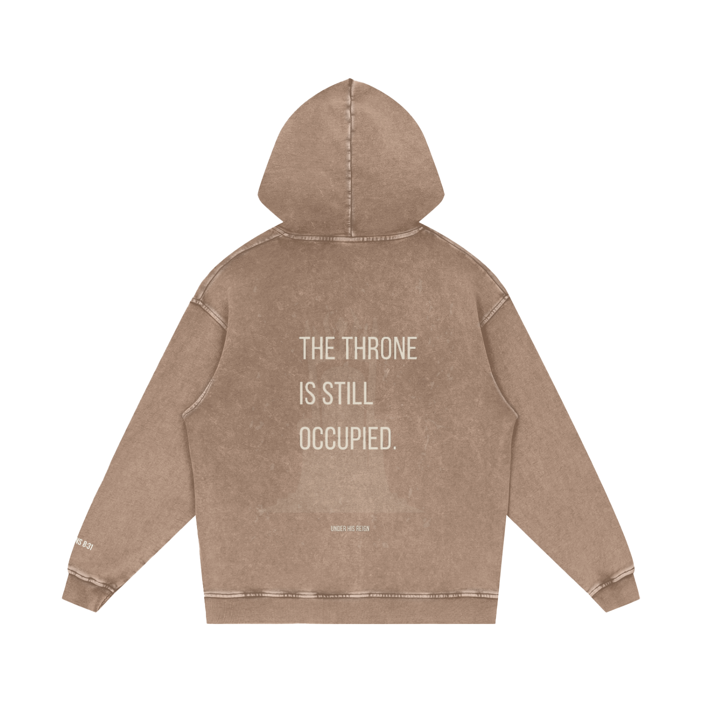 throne is still occupied  Loose Cotton Hoodie